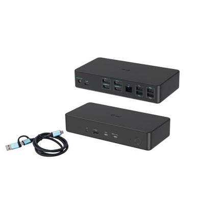 i-tec USB 3.0 / USB-C / Thunderbolt 3 Professional Dual 4K Display Docking Station Generation 2 + Power Delivery 100W [CADUAL4KDOCKPD2IT]