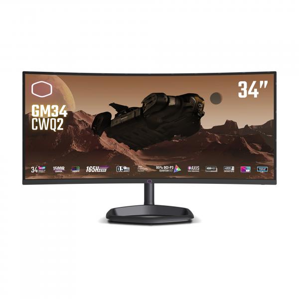COOLER MASTER MONITOR GAMING CURVO 34 LED VA 21:9 UWQHD 180HZ, 320 CDM, 1500R, USB-C DOCK, DP/HDMI, MULTIMEDIALE, GM34-CWQ2 [CMI-GM34-CWQ2-EK]