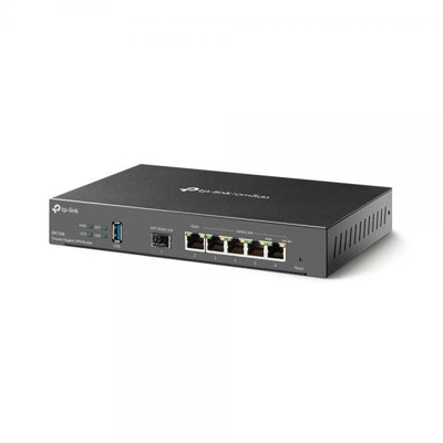TP-Link - ER7206 - SafeStream Gigabit Dual-WAN VPN Router, 5 Gigabit Ports, 1 Gigabit SFP WAN port, 1 Gigabit RJ45 WAN port and 2 Gigabit WAN/LAN ports. Supports up to 100 IPsec LAN-to-LAN connections [ER7206]