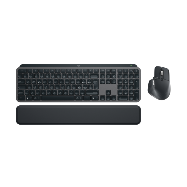 Logitech MX Keys S Combo tastiera Mouse incluso Ufficio Bluetooth QWERTY Italiano Grafite [920-011609]