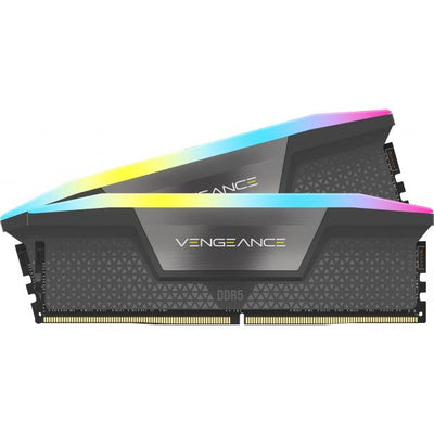CORSAIR RAM VENGEANCE RGB DDR5 32GB 2 x 16GB DDR5 6000 CL36-44-44-96 1.35V INTEL XMP AMD EXPO - GR [CMH32GX5M2E6000Z36]