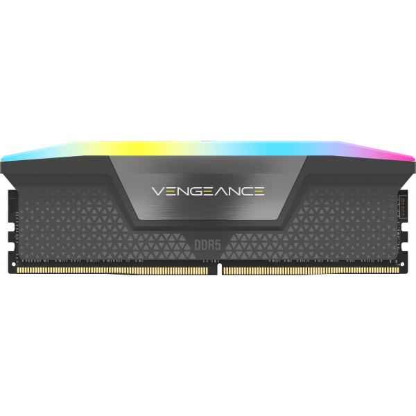 CORSAIR RAM VENGEANCE RGB DDR5 32GB 2 x 16GB DDR5 6000 CL36-44-44-96 1.35V INTEL XMP AMD EXPO - GR [CMH32GX5M2E6000Z36]
