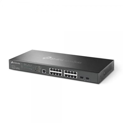 Tp-link Omada SG3452XMPP network switch Managed L2+ Gigabit Ethernet (10/100/1000) Power over Ethernet (PoE) 1U Black [SG3218XP-M2]