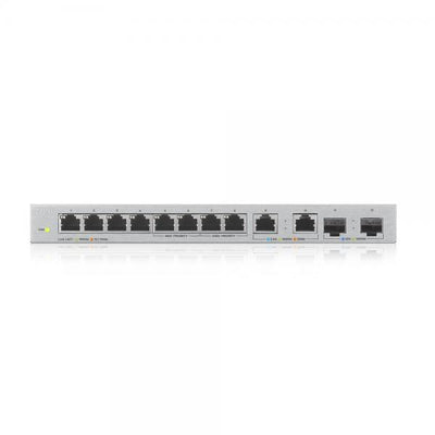 Zyxel XGS1010-12 v2 - 12-Port Gigabit Unmanaged Desktop Switch with 8-Port 1G + 2-Port 2.5G + 2-Port SFP+ [XGS1010-12-ZZ0102F]