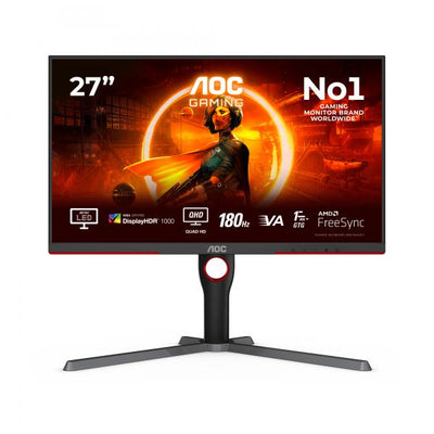 AOC MONITOR GAMING 27 LED VA 16:9 5MS 700CDM 180 HZ PIVOT HDMI/DP [Q27G3XMN/BK]