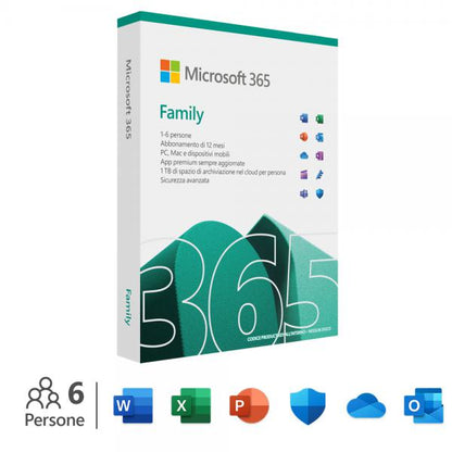 MICROSOFT 365 FAMILY ITA SUBS 1 YR 6 USER 5 DEVICE [6GQ-01932]