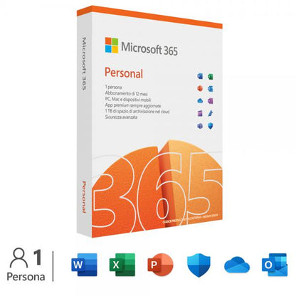MICROSOFT 365 PERSONAL ITALIAN SUBSCR 1YR 1USER [QQ2-01746]