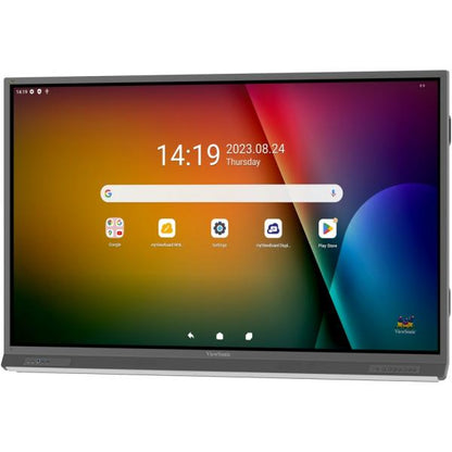 Viewsonic ViewBoard 52serie touchscreen - 75inch - 4K - Android 13.0 - IR 400 nits - 2x20W + sub 20W + array mic - 8/64GB [IFP7552-2F]
