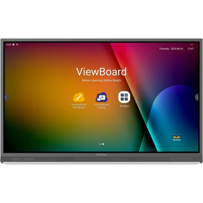 Viewsonic ViewBoard 52serie touchscreen - 75inch - 4K - Android 13.0 - IR 400 nits - 2x20W + sub 20W + array mic - 8/64GB [IFP7552-2F]