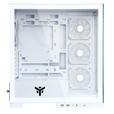 ITEK CASE SHOWBUI 45W - GAMING TOWER, ATX, 4X12CM ARGB FAN, 2XUSB3, TYPE-C, SIDE FRONT PANEL TE [ITGCASB45W]