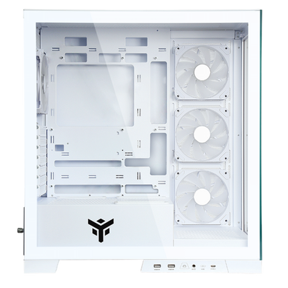 ITEK CASE SHOWBUI 45W - GAMING TOWER, ATX, 4X12CM ARGB FAN, 2XUSB3, TYPE-C, SIDE FRONT PANEL TE [ITGCASB45W]