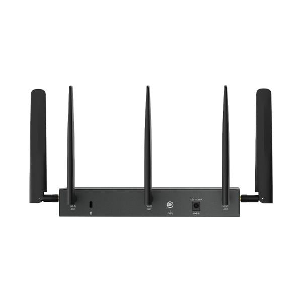 TP-Link - ER706W-4G - Omada 4G+ Cat6 AX3000 Gigabit VPN Router, 1x Gigabit SFP WAN/LAN Port, 1x Gigabit RJ45 WAN Port, 4x Gigabit WAN/LAN RJ45 Ports, 1 Nano SIM slot (4G+ Cat6), 574Mbps at 2.4 GHz + 2 [ER706W-4G]