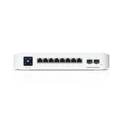 Ubiquiti - USW-Pro-8-POE-EU - UniFi 8 Port Layer 3 switch with 6x GbE PoE+ ports, x2 GbE PoE++ ports, 2x 10G SFP+ ports, 120W total PoE availability [USW-Pro-8-PoE-EU]