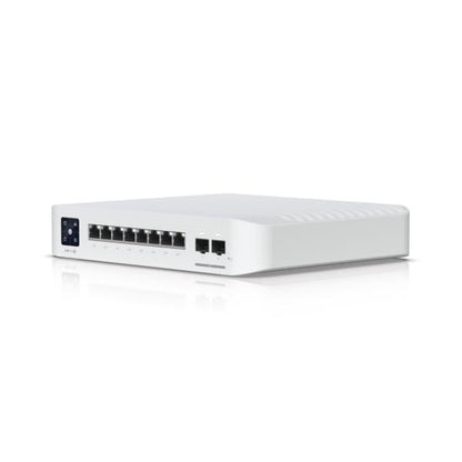 Ubiquiti - USW-Pro-8-POE-EU - UniFi 8 Port Layer 3 switch with 6x GbE PoE+ ports, x2 GbE PoE++ ports, 2x 10G SFP+ ports, 120W total PoE availability [USW-Pro-8-PoE-EU]