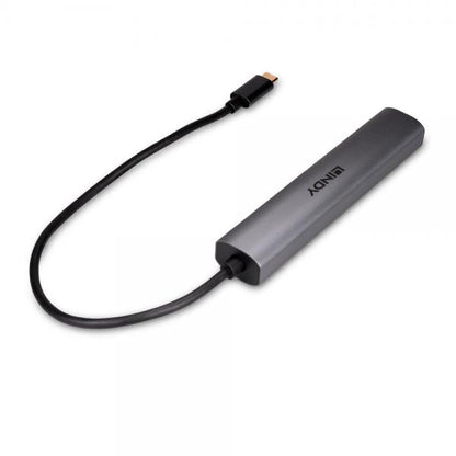 LINDY HUB USB 3.2 GEN 2 TIPO C, 4 PORTE [43384]