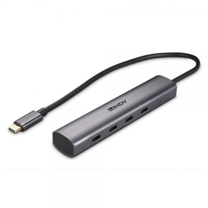 LINDY HUB USB 3.2 GEN 2 TIPO C, 4 PORTE [43384]