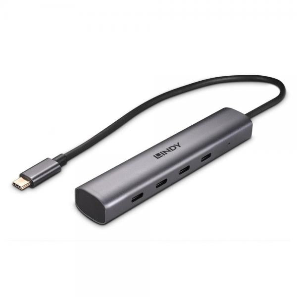 LINDY HUB USB 3.2 GEN 2 TIPO C, 4 PORTE [43384]