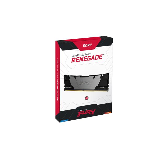 Kingston Technology FURY 8GB 3200MT/s DDR4 CL16 DIMM Renegade Black [KF432C16RB2/8]