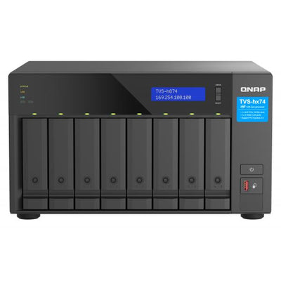 QNAP TVS-H874T-I7-32G server NAS e di archiviazione Tower Collegamento ethernet LAN Nero [TVS-H874T-I7-32G]