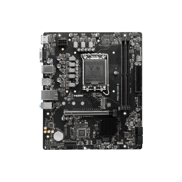 MSI MB H610, PRO H610M-E DDR5, LGA 1700, 2DD54, 1PCI-EX16,1PCI-EX1,1M.2 GEN4,4SATA3.0,4USB3.2GEN1,8U [PRO H610M-E]