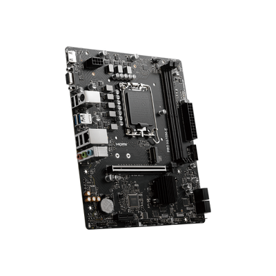 MSI MB H610, PRO H610M-E DDR5, LGA 1700, 2DDR5, 1PCI-EX16,1PCI-EX1,1M.2 GEN4,4SATA3.0,4USB3.2GEN1,8U [PRO H610M-E]