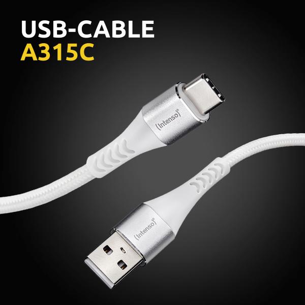 INTENSO CAVO RICARICA/DATI 60W COMPATIBILE CON RICARICA RAPIDA USB A TO USB C 1.5M [7901102]