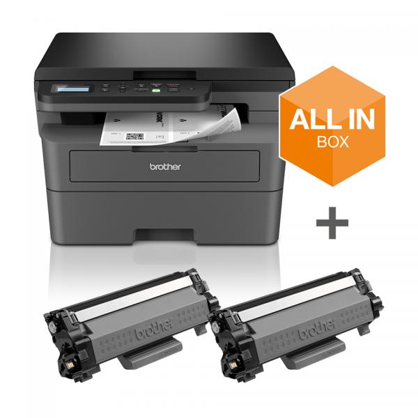 Brother DCP-L2627DWXL stampante multifunzione Laser A4 1200 x 1200 DPI 32 ppm Wi-Fi [DCPL2627DWXLRE1]