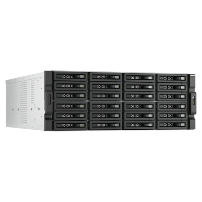 QNAP TL-R2400PES-RP contenitore di unità di archiviazione Box esterno HDD/SSD Nero, Grigio 2.5/3.5" [TL-R2400PES-RP]