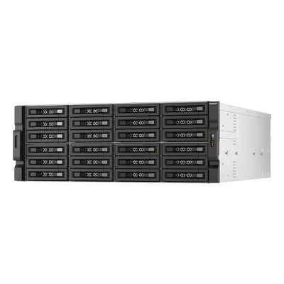 QNAP TL-R2400PES-RP contenitore di unità di archiviazione Box esterno HDD/SSD Nero, Grigio 2.5/3.5" [TL-R2400PES-RP]