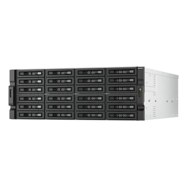 QNAP TL-R2400PES-RP contenitore di unità di archiviazione Box esterno HDD/SSD Nero, Grigio 2.5/3.5" [TL-R2400PES-RP]