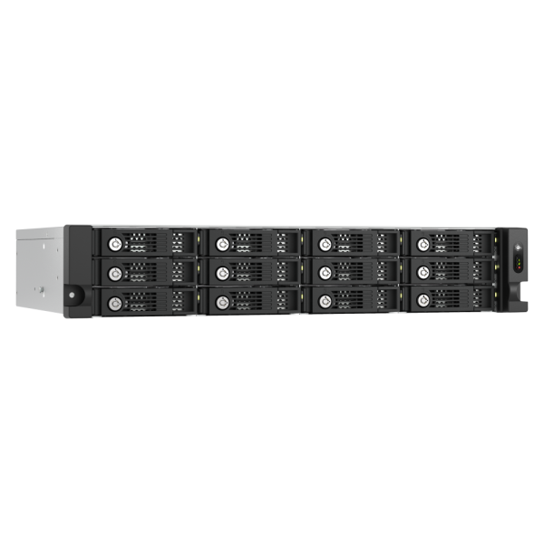 QNAP TL-R1200PES-RP contenitore di unità di archiviazione Box esterno HDD/SSD Nero, Grigio 2.5/3.5" [TL-R1200PES-RP]