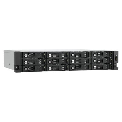 QNAP TL-R1200PES-RP contenitore di unità di archiviazione Box esterno HDD/SSD Nero, Grigio 2.5/3.5" [TL-R1200PES-RP]