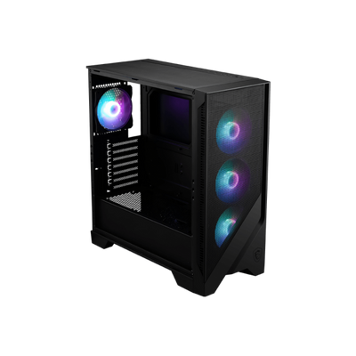 MSI MAG FORGE 320R AIRFLOW computer case Micro Tower Nero, Trasparente [306-7G23R27-HH9]