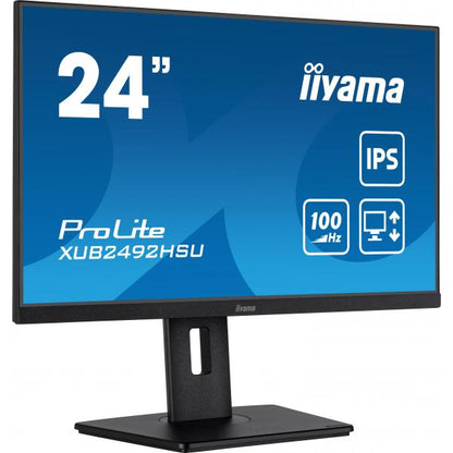 iiyama XUB2492HSU-B6 Monitor PC 60,5 cm (23.8") 1920 x 1080 Pixel Full HD LED Nero [XUB2492HSU-B6] - ITPartners