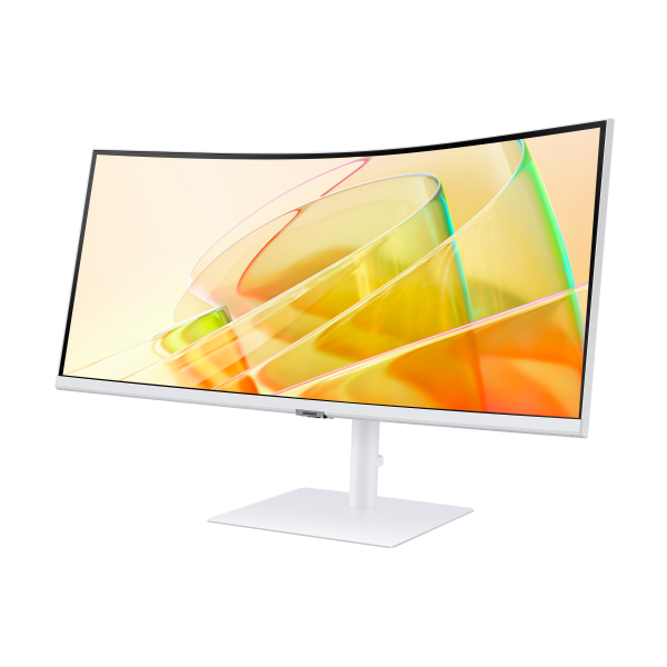 Samsung ViewFinity S6 - 34 inch Curved - UltraWide Quad HD VA LED Monitor - 3440x1440 - HAS / RJ45 / TB / Speakers [LS34C650TAUXEN]