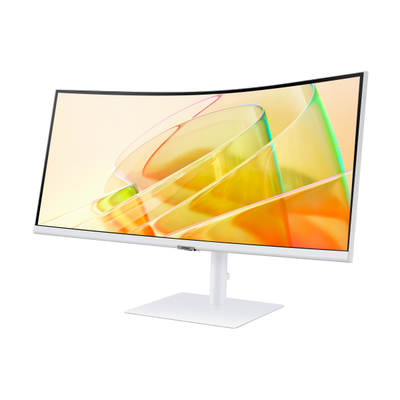 Samsung ViewFinity S6 - 34 inch Curved - UltraWide Quad HD VA LED Monitor - 3440x1440 - HAS / RJ45 / TB / Speakers [LS34C650TAUXEN]