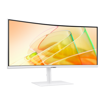 Samsung ViewFinity S6 - 34 inch Curved - UltraWide Quad HD VA LED Monitor - 3440x1440 - HAS / RJ45 / TB / Speakers [LS34C650TAUXEN]