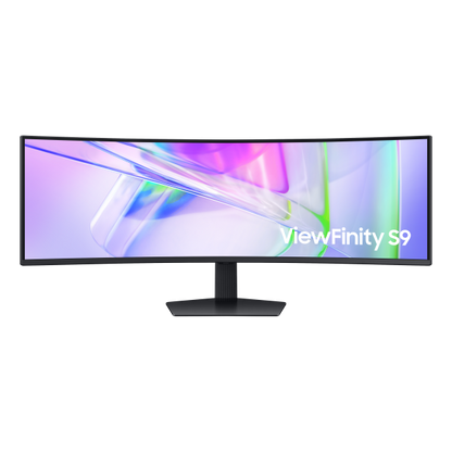 Samsung ViewFinity S9 - 49 inch - Curved - Dual Quad HD VA LED Monitor - 5120x1440 - HAS / RJ45 / USB-C [LS49C950UAUXEN]