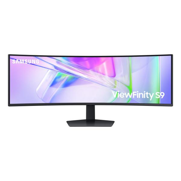 Samsung ViewFinity S9 - 49 inch - Curved - Dual Quad HD VA LED Monitor - 5120x1440 - HAS / RJ45 / USB-C [LS49C950UAUXEN]