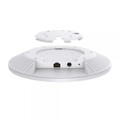 TP-Link - EAP773 - Omada BE + AX Ceiling Mount Tri-Band Wi-Fi 7 Access Point, 1x 10G RJ45 Port, 574Mbps at 2.4 GHz + 2880 Mbps at 5 GHz-1 + 5760 Mbps at 6 GHz, High Density connectivity (2000+ Client [EAP773]