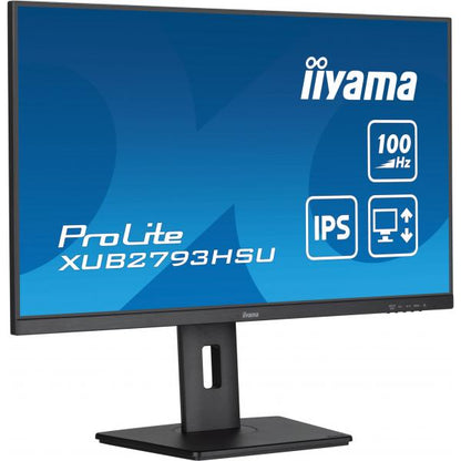 iiyama ProLite Monitor PC 68,6 cm (27") 1920 x 1080 Pixel Full HD LED Nero [XUB2793HSU-B6] - ITPartners