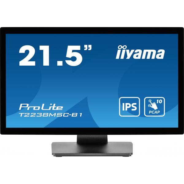 Iiyama ProLite 22 inch Touch - Full HD IPS LED Monitor - 1920x1080 [T2238MSC-B1]