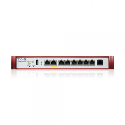Zyxel USG FLEX 100 HP - 7 Gigabit user-definable ports - 1 1G PoE+ - 1 USB with 1 YR Entry Defense Pack [USGFLEX100HP-EU0101F]
