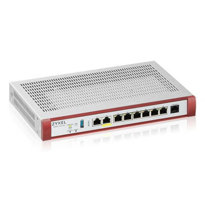 Zyxel USG FLEX 100 HP - 7 Gigabit user-definable ports - 1 1G PoE+ - 1 USB with 1 YR Entry Defense Pack [USGFLEX100HP-EU0101F]