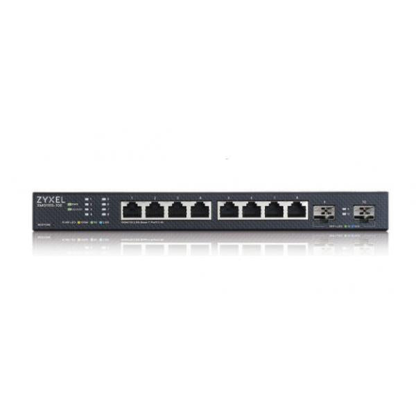 Zyxel XMG1915-10E - 8-port 2.5GbE - 2 SFP+ Smart Switch - hybrid mode - standalone or NebulaFlex Cloud [XMG1915-10E-EU0101F]
