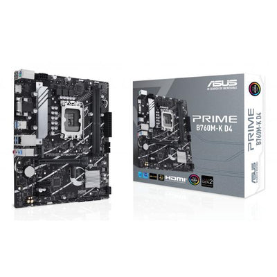 ASUS PRIME B760M-K D4 Intel B760 LGA 1700 micro ATX [90MB1DS0-M1EAY0]