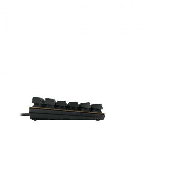Cherry KC 200 MX Red Silent - Mechanical Keyboard - Corded - QWERTY - Black/Bronze [G80-3950LHBEU-2]