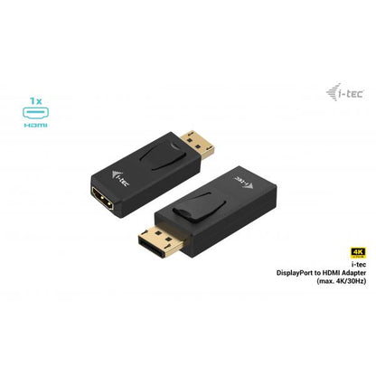 I-TEC CAVO ADATTATORE PASSIVO DISPAYPORT TO HDMI (max 4K/30Hz) [DP2HDMI4K30HZ]