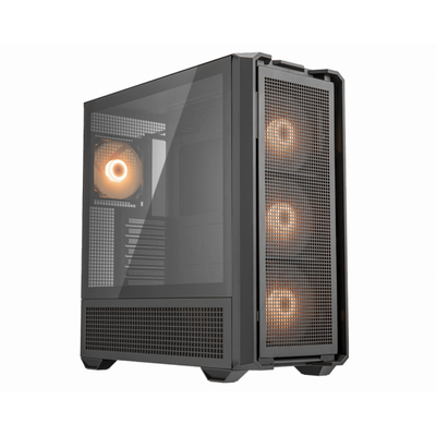 COUGAR CASE TOWER MX600 RGB BLK 3*140+120mm ARGB FAN [CGR-57C9B-RGB]