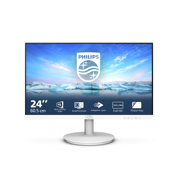 Philips V-Line Series - 24 inch Full HD Monitor - 1920x1080 - 75Hz - 4ms [241V8AW/00]